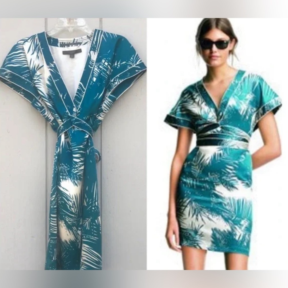 Stop the show in this 100% silk kimono dress. Size XS. Excellent condition.